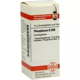 PHOSPHORUS D 200 globuler, 10 g