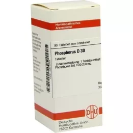 PHOSPHORUS D 30 tabletter, 80 stk