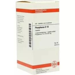 PHOSPHORUS D 10 tabletter, 200 stk