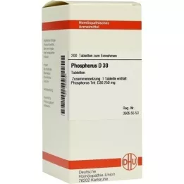 PHOSPHORUS D 30 tabletter, 200 stk