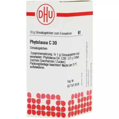 PHYTOLACCA C 30 globuler, 10 g