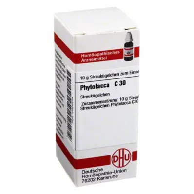 PHYTOLACCA C 30 globuler, 10 g PHYTOLACCA C 30 globuler, 10 g