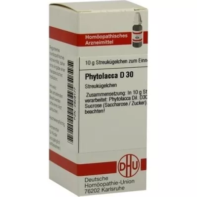 PHYTOLACCA D 30 globuler, 10 g