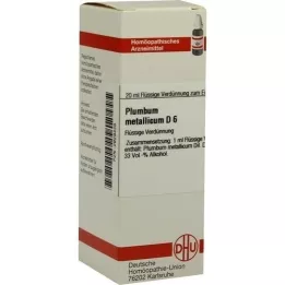 PLUMBUM METALLICUM D 6 Fortynning, 20 ml