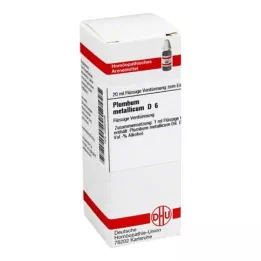 PLUMBUM METALLICUM D 6 Fortynning, 20 ml