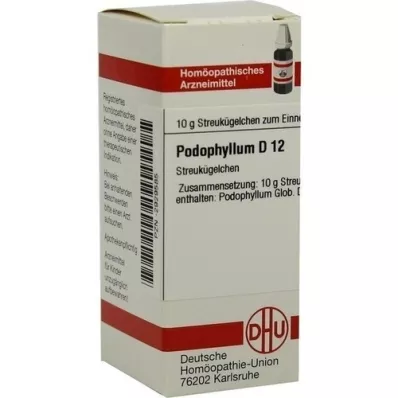 PODOPHYLLUM D 12 globuler, 10 g