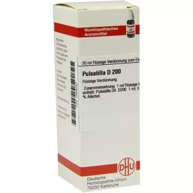 PULSATILLA D 200-fortynning, 20 ml