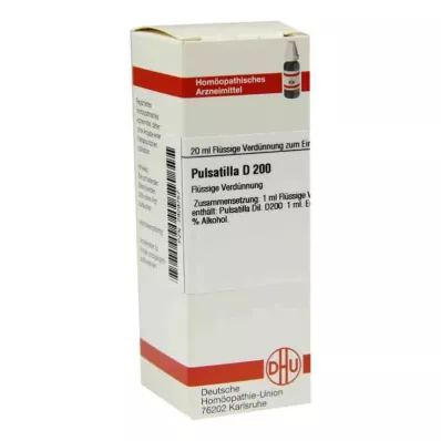 PULSATILLA D 200-fortynning, 20 ml PULSATILLA D 200-fortynning, 20 ml