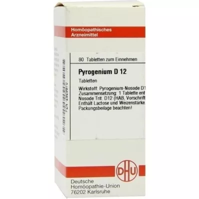 PYROGENIUM D 12 tabletter, 80 stk