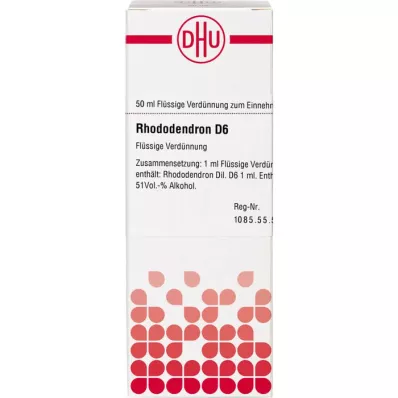 RHODODENDRON D 6 Fortynning, 50 ml