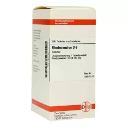 Rhododendron D6 tabletter (200 stykker)