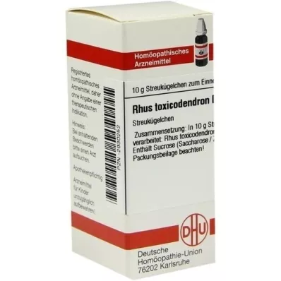 RHUS TOXICODENDRON D 200 globuler, 10 g