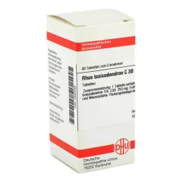 RHUS TOXICODENDRON C 30 tabletter, 80 stk