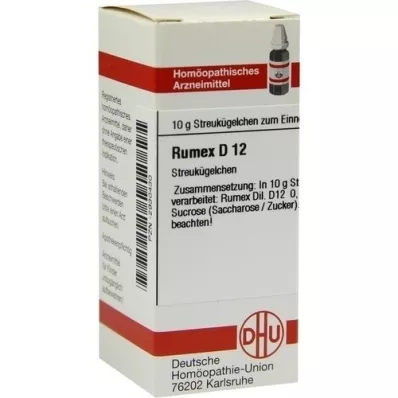 RUMEX D 12 globuler, 10 g