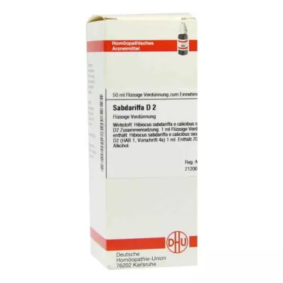 SABDARIFFA D 2 Fortynning, 50 ml