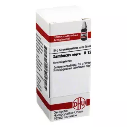 SAMBUCUS NIGRA D 12 globuler, 10 g