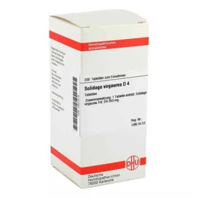 SOLIDAGO VIRGAUREA D 4 tabletter, 200 stk SOLIDAGO VIRGAUREA D 4 tabletter, 200 stk