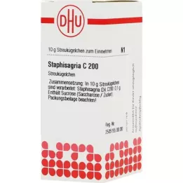 STAPHISAGRIA C 200 globuler, 10 g