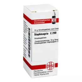 STAPHISAGRIA C 200 globuler, 10 g