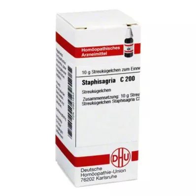 STAPHISAGRIA C 200 globuler, 10 g STAPHISAGRIA C 200 globuler, 10 g