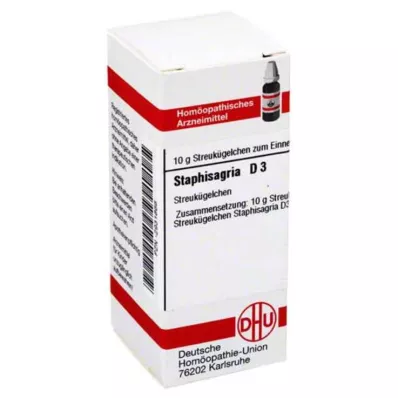 STAPHISAGRIA D 3 kuler, 10 g STAPHISAGRIA D 3 kuler, 10 g