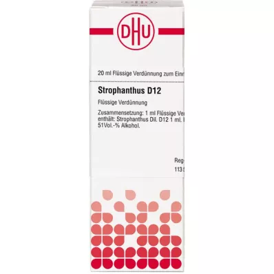 STROPHANTHUS D 12 Fortynning, 20 ml