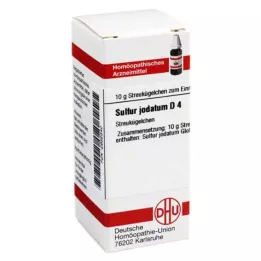SULFUR JODATUM D 4 kuler, 10 g