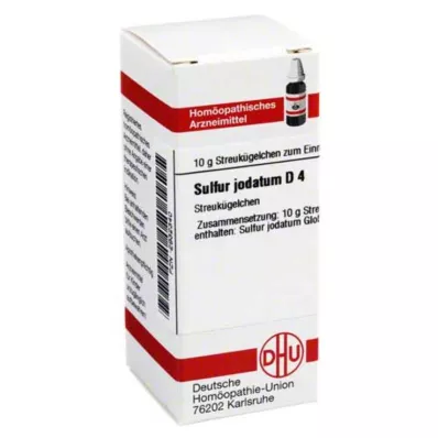 SULFUR JODATUM D 4 kuler, 10 g