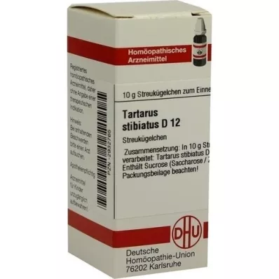 TARTARUS STIBIATUS D 12 globuler, 10 g