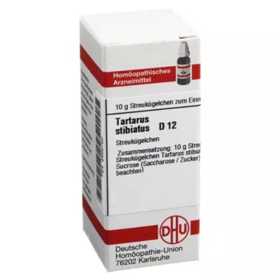 TARTARUS STIBIATUS D 12 globuler, 10 g TARTARUS STIBIATUS D 12 globuler, 10 g