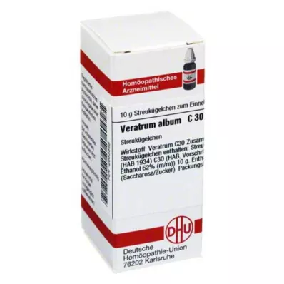 VERATRUM ALBUM C 30 globuler, 10 g VERATRUM ALBUM C 30 globuler, 10 g