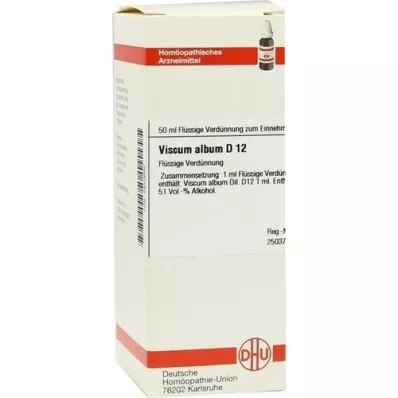 VISCUM ALBUM D 12 Fortynning, 50 ml