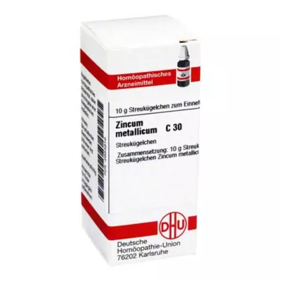 ZINCUM METALLICUM C 30 globuler, 10 g