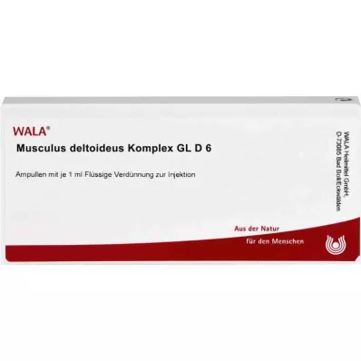MUSCULUS DELTOIDEUS Kompleks GL D 6 ampuller, 10X1 ml MUSCULUS DELTOIDEUS Kompleks GL D 6 ampuller, 10X1 ml