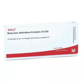 MUSCULUS DELTOIDEUS Complex GL D 30 ampuller, 10X1 ml