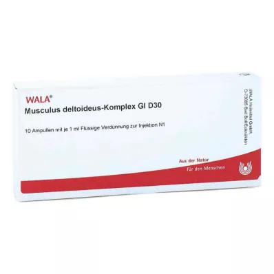 MUSCULUS DELTOIDEUS Complex GL D 30 ampuller, 10X1 ml MUSCULUS DELTOIDEUS Complex GL D 30 ampuller, 10X1 ml