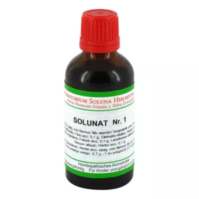 SOLUNAT Nr. 1 dråper, 50 ml SOLUNAT Nr. 1 dråper, 50 ml