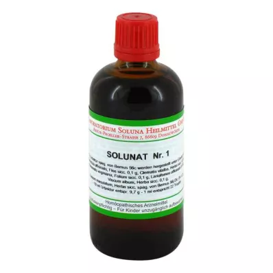 SOLUNAT Nr. 1 dråper, 100 ml SOLUNAT Nr. 1 dråper, 100 ml