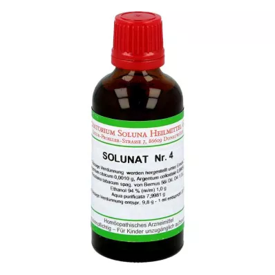 SOLUNAT nr. 4 dråper, 50 ml