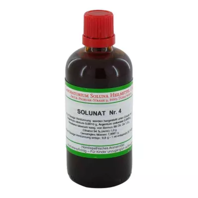 SOLUNAT Nr. 4 dråper, 100 ml SOLUNAT Nr. 4 dråper, 100 ml