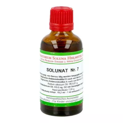 SOLUNAT Nr. 7 dråper, 50 ml