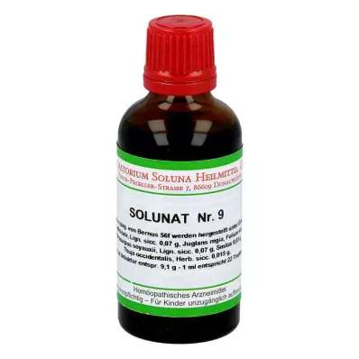 SOLUNAT Nr. 9 dråper, 50 ml SOLUNAT Nr. 9 dråper, 50 ml