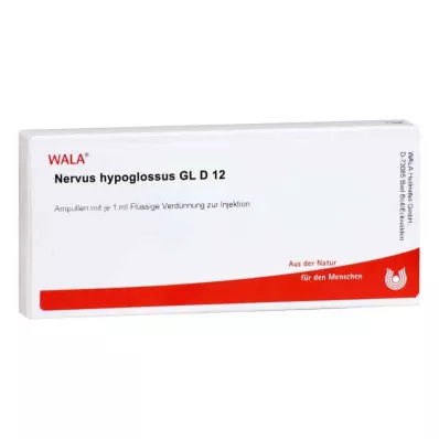 NERVUS HYPOGLOSSUS GL D 12 Ampuller, 10X1 ml NERVUS HYPOGLOSSUS GL D 12 Ampuller, 10X1 ml