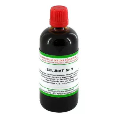 SOLUNAT Nr. 9 dråper, 100 ml SOLUNAT Nr. 9 dråper, 100 ml