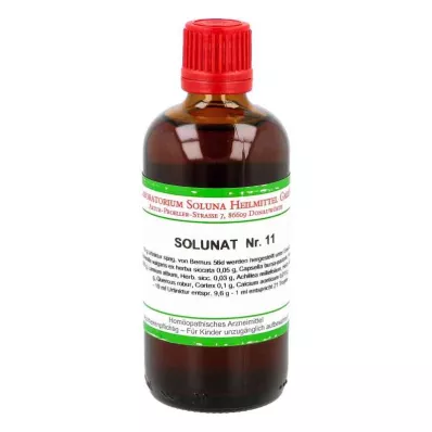 SOLUNAT Nr. 11 dråper, 100 ml