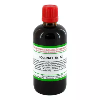SOLUNAT Nr. 12 dråper, 100 ml SOLUNAT Nr. 12 dråper, 100 ml