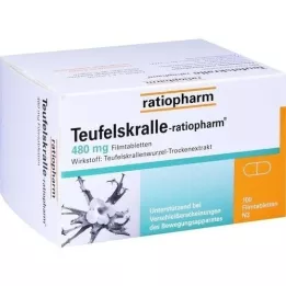 TEUFELSKRALLE-RATIOPHARM Filmdrasjerte tabletter, 100 stk