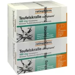 TEUFELSKRALLE-RATIOPHARM Filmdrasjerte tabletter, 200 stk