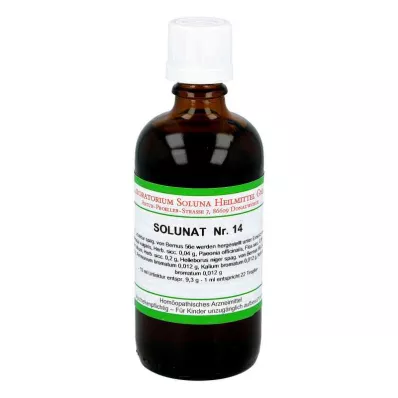 SOLUNAT Nr. 14 dråper, 100 ml