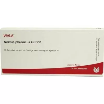NERVUS PHRENICUS GL D 30 ampuller, 10X1 ml